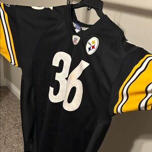 Reebok Black and Yellow Sports Jersey
